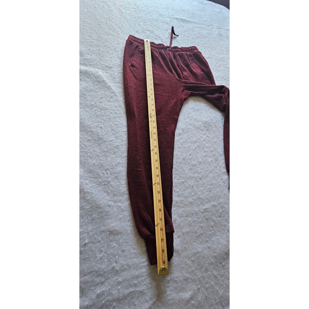Adam Levine Women's Drawstring Jogger Pants, Cranberry, Size L - Picture 10 of 13